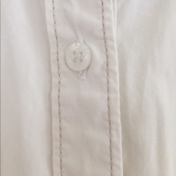 White button down short sleeved shirt - Picture 4 of 8